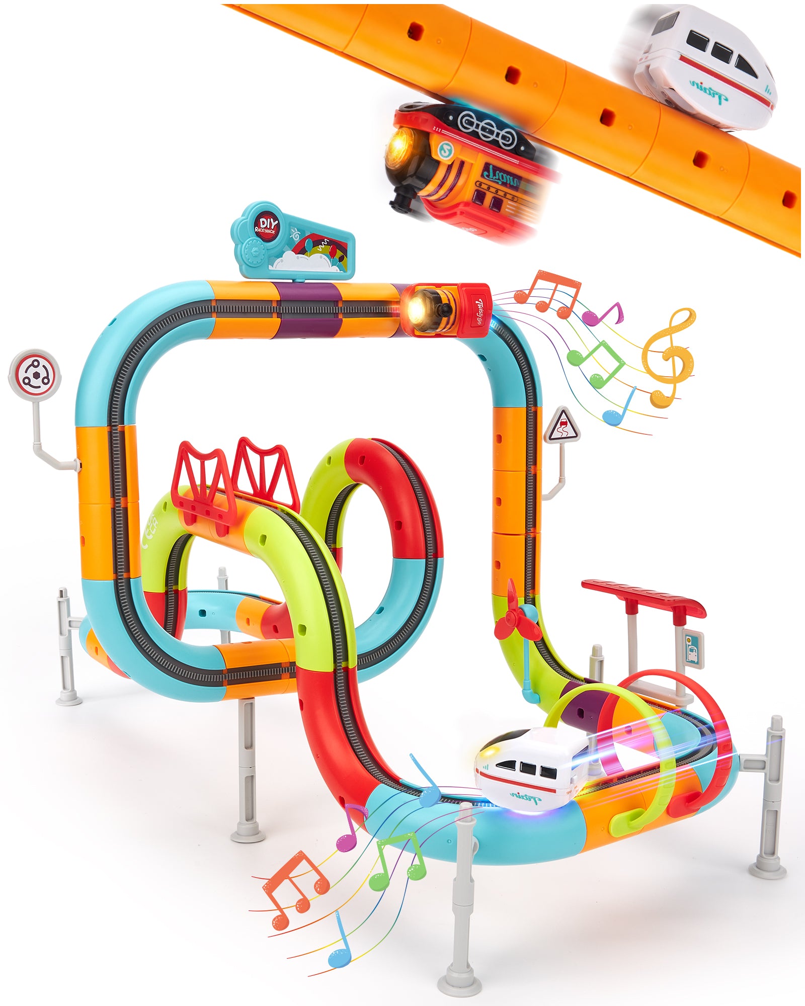 3D Anti-Gravity Rail Car Set - 64PCS – Hahaland