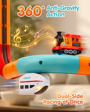 Laden Sie das Bild in den Galerie-Viewer, 3D Anti-Gravity Rail Car Set - 59PCS