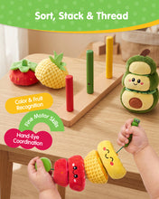 Load image into Gallery viewer, Fruit Color Sorting Stacking Toy