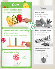 Load image into Gallery viewer, Fruit Color Sorting Stacking Toy