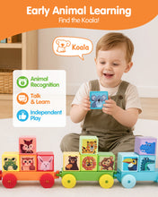 Load image into Gallery viewer, Large Magnetic Blocks Train Set