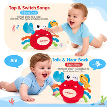 Load image into Gallery viewer, BABY PLUSH CRAWLING CRAB TOY