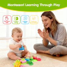 Load image into Gallery viewer, Silicone Sorting & Stacking Sensory Toy