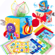 Carica l'immagine nel visualizzatore Galleria, Montessori Baby Tissue Box Toy Marine Theme