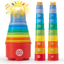 Laden Sie das Bild in den Galerie-Viewer, Rainbow Stacking Cups mit Lichtgeräuschen