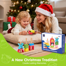 Load image into Gallery viewer, Montessori Wooden Brain Building Block