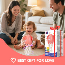 Load image into Gallery viewer, hahaland Dancing Squid Toy - Tummy Time Toys, Crawling Toys, Wiggling Musical Standing Toy, Funny Baby Girl Gifts, Dancing Octopus Baby Toys