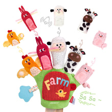 Laden Sie das Bild in den Galerie-Viewer, Montessori Farm Animal Hand Puppets