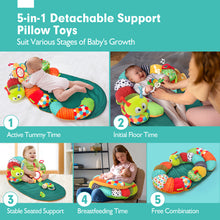 Carica l'immagine nel visualizzatore Galleria, Tummy Time Activity Playmat & Seated Support Toys