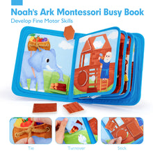 Carica l'immagine nel visualizzatore Galleria, Noah's Ark Toy Busy Book for Toddlers 1-3