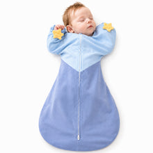 Charger l'image dans la visionneuse de la galerie, HEART-SHAPED ARMS-UP SLEEP SACK (BLUE)