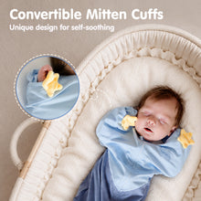 Charger l'image dans la visionneuse de la galerie, HEART-SHAPED ARMS-UP SLEEP SACK (BLUE)
