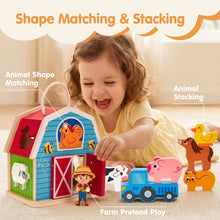 Charger l'image dans la visionneuse de la galerie, Farm Matching & Stacking Barn Playset