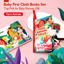 Load image into Gallery viewer, Baby Books 0-6 Months Tummy Time Toys