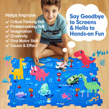 Charger l'image dans la visionneuse de la galerie, Puzzle Racer Kids Car Track Set for 2-4