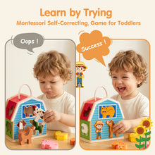Charger l'image dans la visionneuse de la galerie, Farm Matching & Stacking Barn Playset