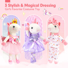Carica l'immagine nel visualizzatore Galleria, Ballerina Unicorn Dress-up Doll for Girls