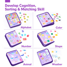 Load image into Gallery viewer, 7-in-1 Montessori Busy Board 3 Year Old