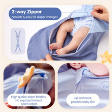 Charger l'image dans la visionneuse de la galerie, HEART-SHAPED ARMS-UP SLEEP SACK (BLUE)