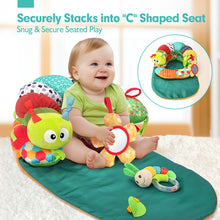 Carica l'immagine nel visualizzatore Galleria, Tummy Time Activity Playmat & Seated Support Toys