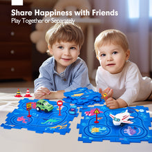 Charger l'image dans la visionneuse de la galerie, Puzzle Racer Kids Car Track Set for 2-4