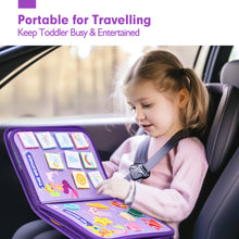 Load image into Gallery viewer, 7-in-1 Montessori Busy Board 3 Year Old