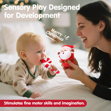 Cargar imagen en el visor de la Galería, Plush Christmas Toys Set with Gingerbread House