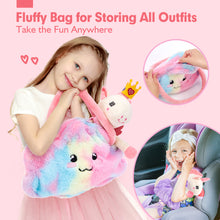 Carica l'immagine nel visualizzatore Galleria, Ballerina Unicorn Dress-up Doll for Girls