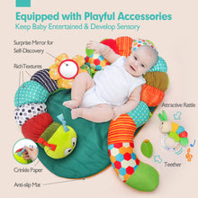 Carica l'immagine nel visualizzatore Galleria, Tummy Time Activity Playmat & Seated Support Toys