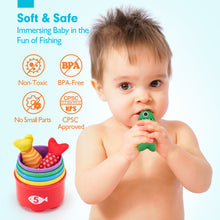 Load image into Gallery viewer, Toddler Montessori Fishing Toys for 1 Year Old