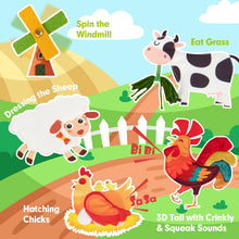 Charger l'image dans la visionneuse de la galerie, Montessori Farm Busy Book for Toddlers 1-3