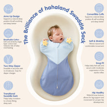Charger l'image dans la visionneuse de la galerie, HEART-SHAPED ARMS-UP SLEEP SACK (BLUE)