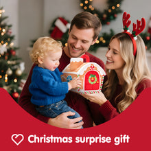 Cargar imagen en el visor de la Galería, Plush Christmas Toys Set with Gingerbread House