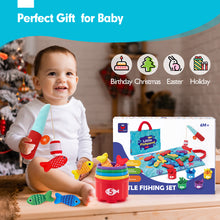 Load image into Gallery viewer, Toddler Montessori Fishing Toys for 1 Year Old