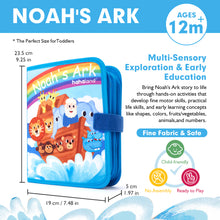 Carica l'immagine nel visualizzatore Galleria, Noah's Ark Toy Busy Book for Toddlers 1-3