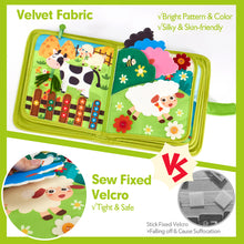 Charger l'image dans la visionneuse de la galerie, Montessori Farm Busy Book for Toddlers 1-3