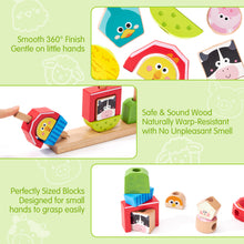 Load image into Gallery viewer, Montessori Wooden Brain Building Block