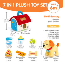 Cargar imagen en el visor de la Galería, Puppy Plush Sensory Toy Set