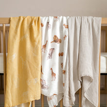 Cargar imagen en el visor de la Galería, Muslin Swaddle Blankets Bamboo - 4 Types