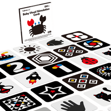 Carica l'immagine nel visualizzatore Galleria, High Contrast Black and White Baby Flashcards