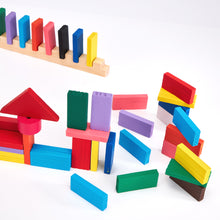 Carica l'immagine nel visualizzatore Galleria, Hahaland Wooden Domino Set