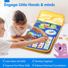 Charger l'image dans la visionneuse de la galerie, Toddler Toys Busy Board 1-4 Dinosaur Toys Boy