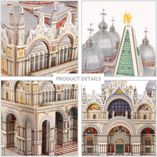 Carica l'immagine nel visualizzatore Galleria, Cubicfun® 3D Puzzle Venice St.Mark's Square