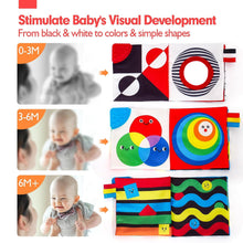 Cargar imagen en el visor de la Galería, Visual Stimulation Black and White Baby Books