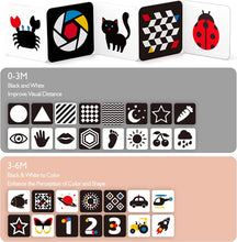 Load image into Gallery viewer, High Contrast Black and White Baby Flashcards