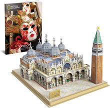 Carica l'immagine nel visualizzatore Galleria, Cubicfun® 3D Puzzle Venice St.Mark's Square