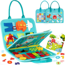 Cargar imagen en el visor de la Galería, Toddler Busy Board Farm Animal Theme