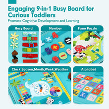 Cargar imagen en el visor de la Galería, Toddler Busy Board Farm Animal Theme
