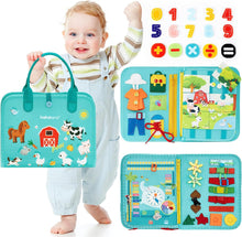 Cargar imagen en el visor de la Galería, Toddler Busy Board Farm Animal Theme