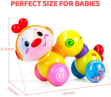 Load image into Gallery viewer, Baby Toys Musical Press and Go Inchworm Toy - Hahaland